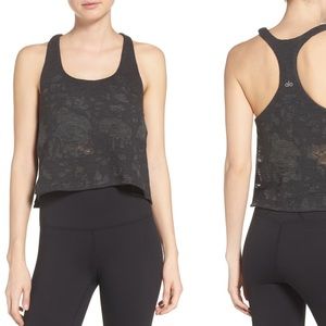 ALO Step Crop Tank Top Size Small